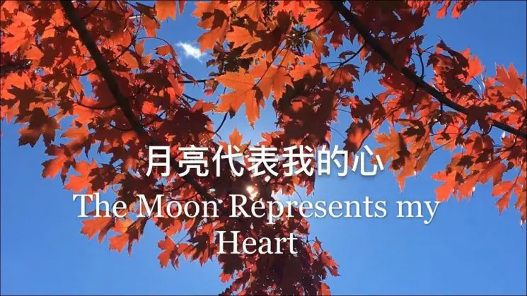 The Moon Represents My Heart By Teresa Teng kalimba tabs