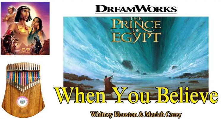 When You Belive – Prince Of Egypt Ost Kalimba Tabs