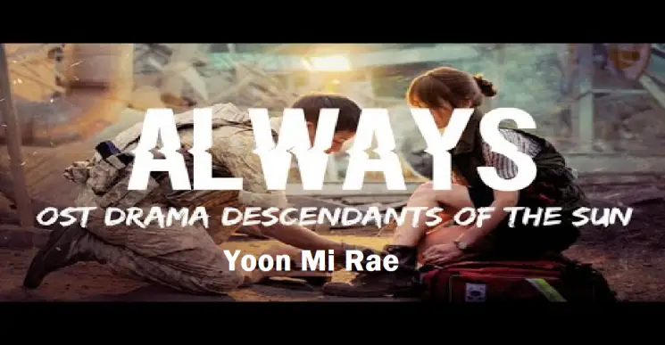 Yoon Mi Rae – ALWAYS (Descendants Of The Sun OST) Kalimba Tabs