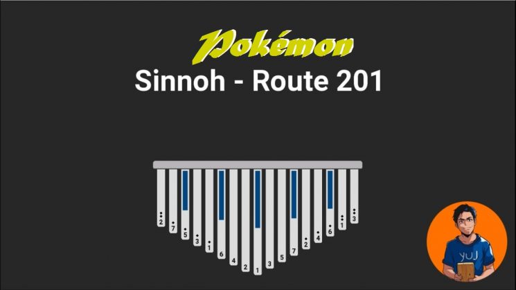 Pokémon By Sinnoh Route 201 Kalimba Tabs