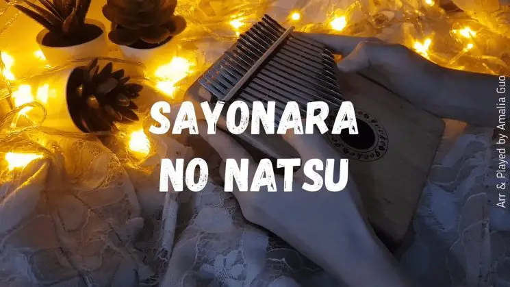Sayonara No Natsu - From Up On Poppy Hill (Ghibli) By Aoi Teshima Kalimba Tabs