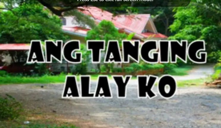Ang Tanging Alay Ko Kalimba Tabs