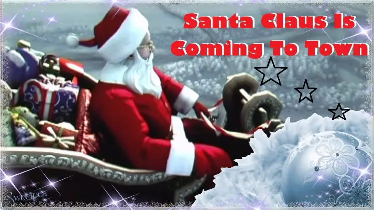 Santa Claus Is Coming To Town By Bing Crosby Kalimba Tabs