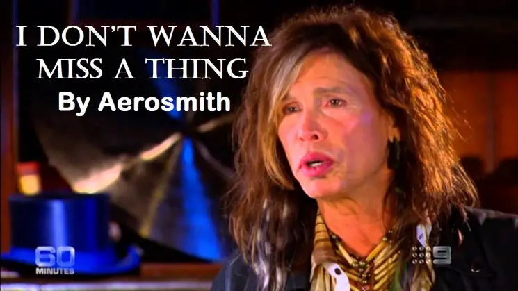 I Don’t Wanna Miss A Thing By Aerosmith Kalimba Tabs