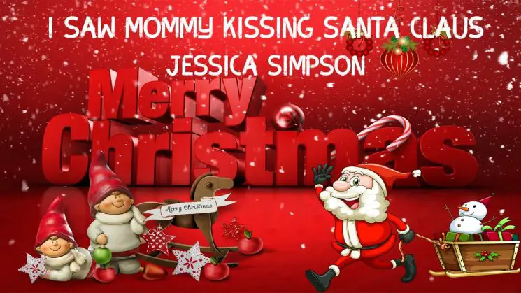 I Saw Mommy Kissing Santa Claus By Jessica Simpson Kalimba Tabs