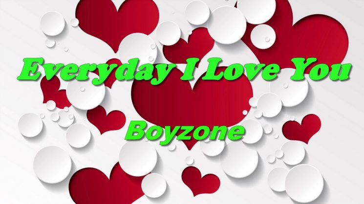 Everyday I Love You By Boyzone Kalimba Tabs