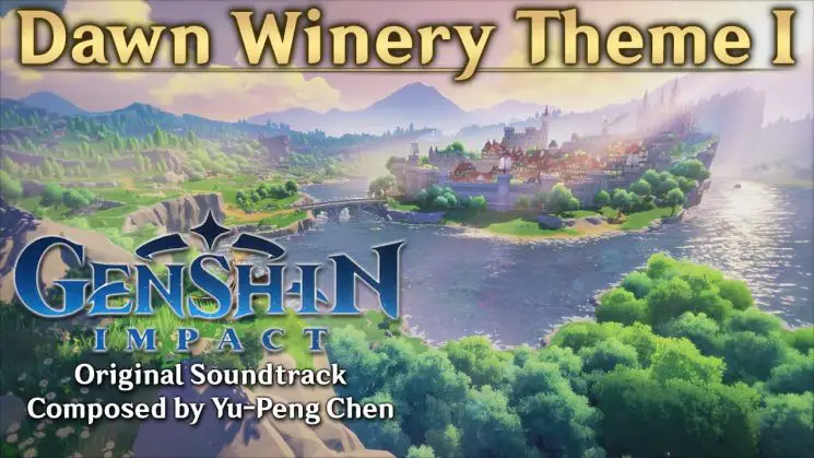 Dawn Winery Theme (Genshin Impact OST) By Yu-peng Chen, HOYO-MiX Kalimba Tabs