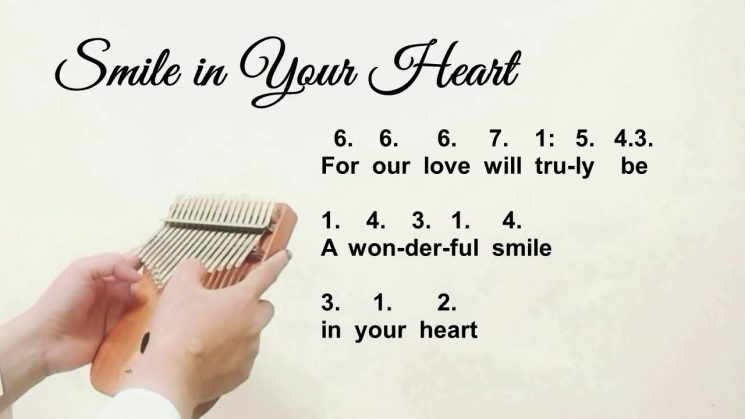 Smile In Your Heart By Ariel Rivera Kalimba Tabs