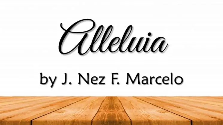 Alleluia By J. Nez F. Marcelo Kalimba Tabs
