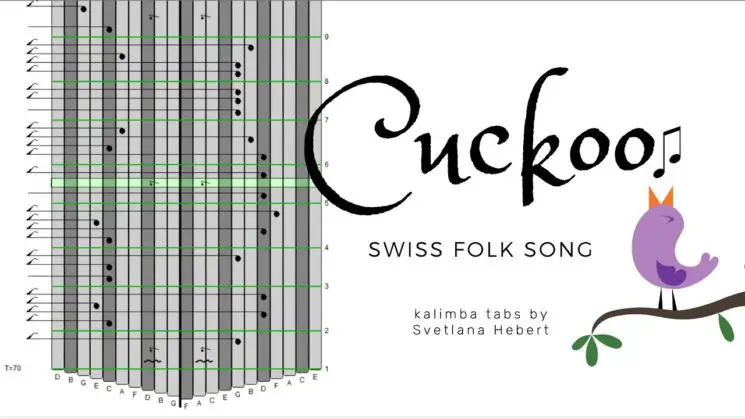 Couckoo (Swiss folk song) Kalimba Tabs