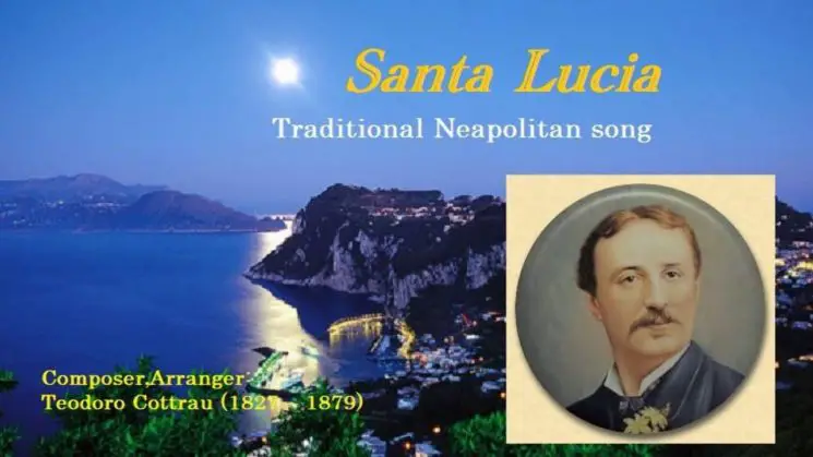 Santa Lucia By Neapolitan Folk Song, Luigi Infantino Kalimba Tabs