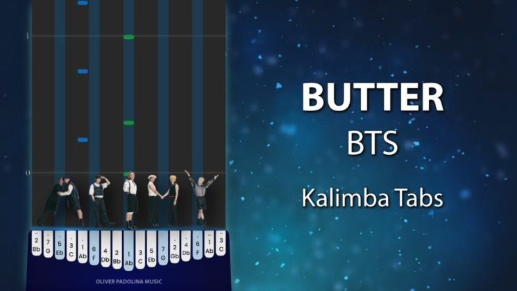 Butter By BTS Kalimba Tabs