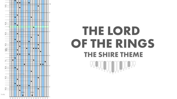 The Shire By The Lord Of The Rings Kalimba Tabs