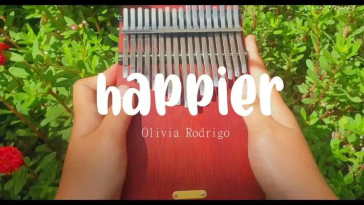 Happier By Olivia Rodrigo Kalimba Tabs
