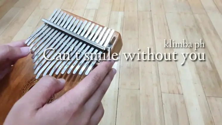 Can’t Smile Without You By Barry Manilow Kalimba Tabs