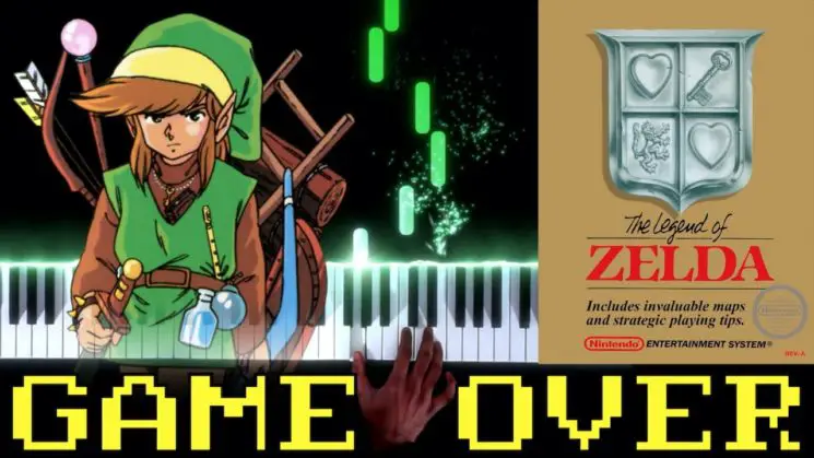 Game Over (NES) By The Legend Of Zelda Kalimba Tabs