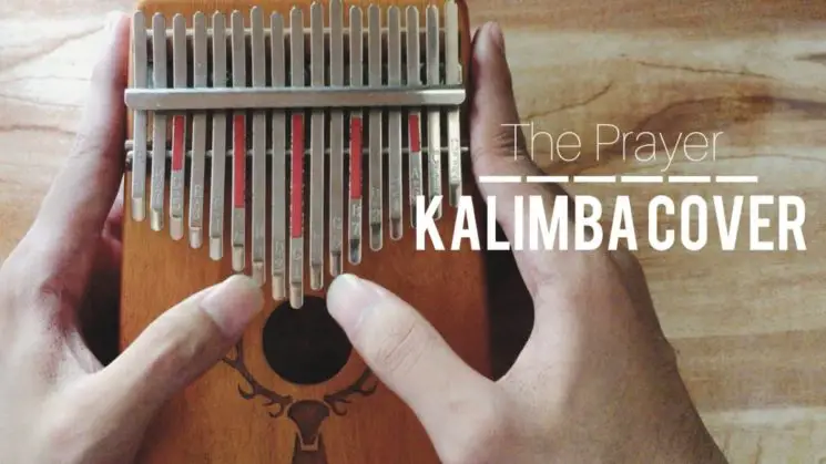 The Prayer By Celine Dion & Andrea Bocelli Kalimba Tabs
