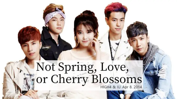 Not Spring, Love, Or Cherry Blossoms By High4 And IU Kalimba Tabs