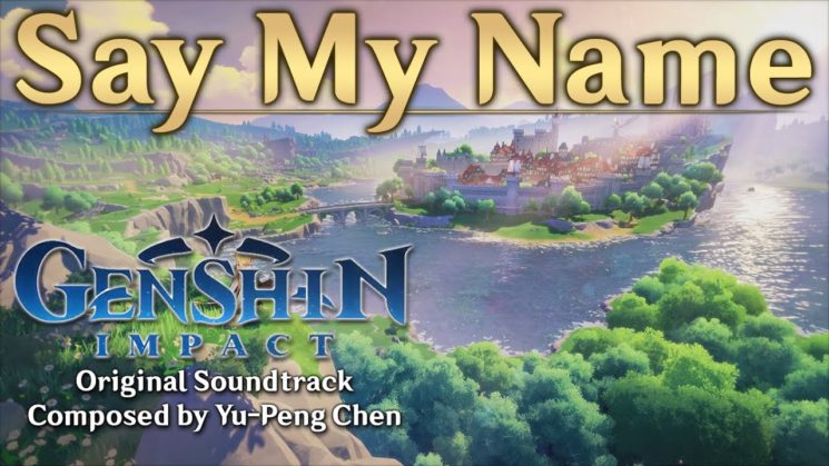 Say My Name By Genshin Impact OST Kalimba Tabs