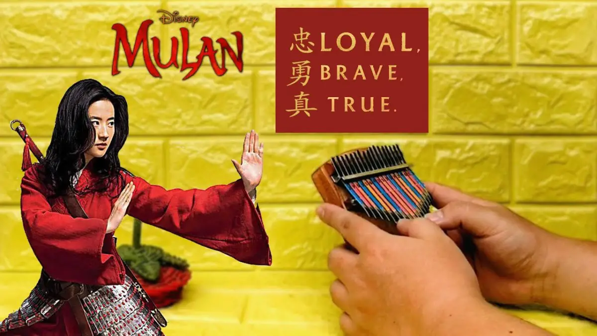 Loyal, Brave, True Ost Mulan By Christina Aguilera Kalimba Tabs