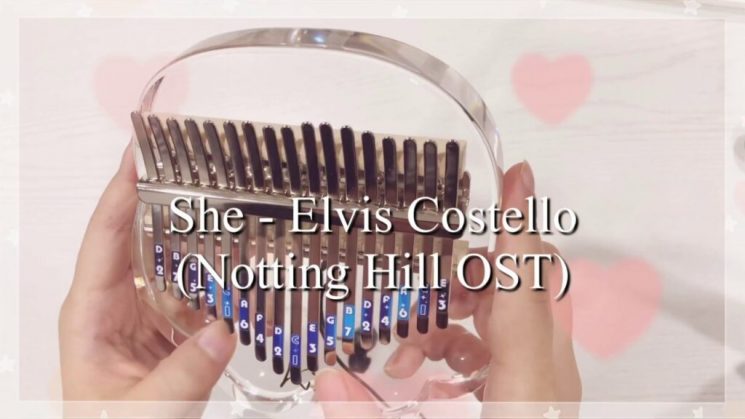 She (Notting Hill OST) By Elvis Costello Kalimba Tabs