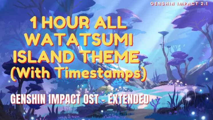 Watatsumi Island Theme (Genshin Impact OST) Kalimba Tabs