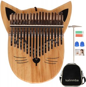 Best Cat Kalimba mdkaba 17 key kalimba thumb piano musical instrument
