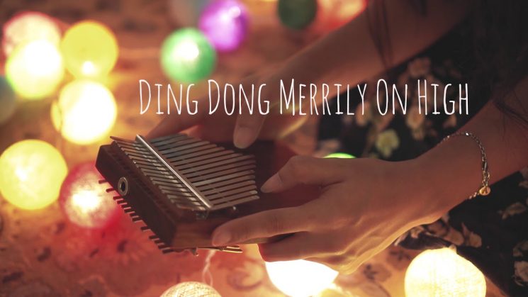 Ding Dong Merrily On High By Christmas Carol Kalimba Tabs