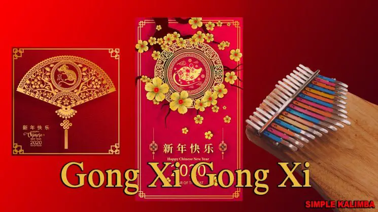 Gong Xi Gong Xi Kalimba Tabs