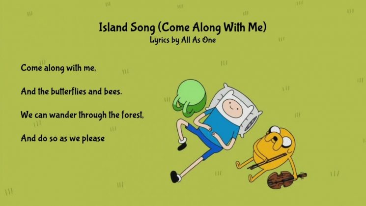 Adventure Time Island Song (Come Along With Me) By Ashley Eriksson Kalimba Tabs