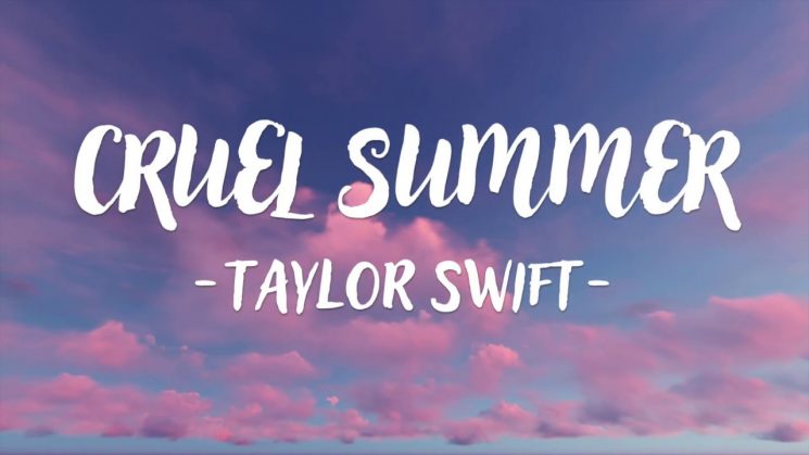 Cruel Summer By Taylor Swift Kalimba Tabs
