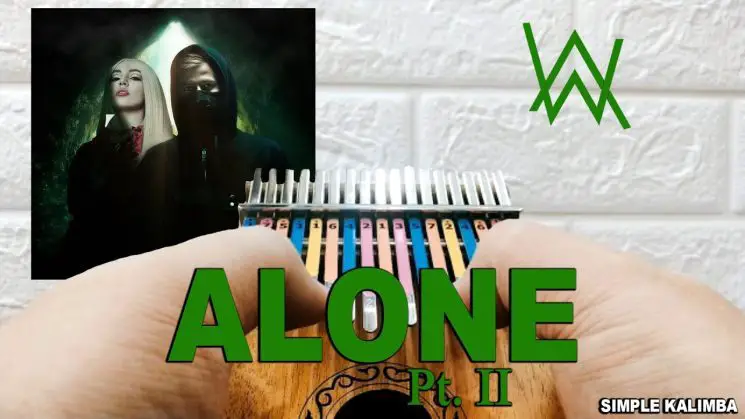 Alone Pt. II By Alan Walker And Ava Max Kalimba Tabs