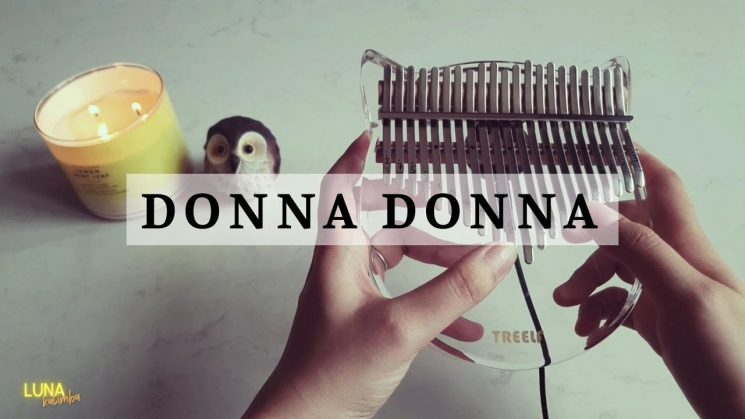 Donna Donna By Joan Baez (Traditional Yiddish Melody 21 Key) Kalimba Tabs