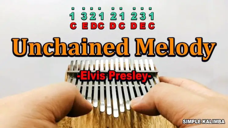 Unchained Melody By Righteous Brother Kalimba Tabs
