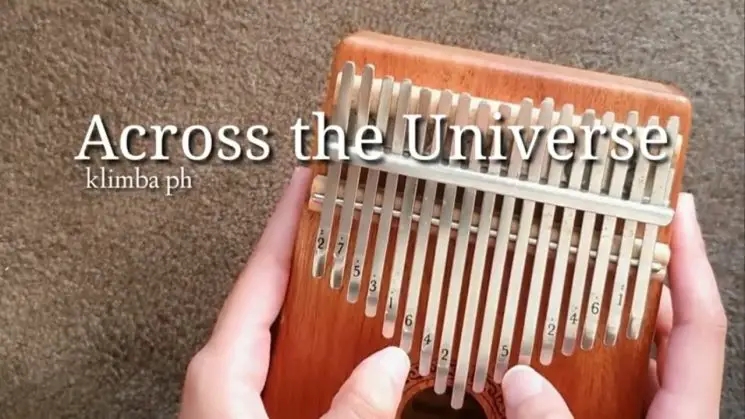 Across The Universe By The Beatles Kalimba Tabs