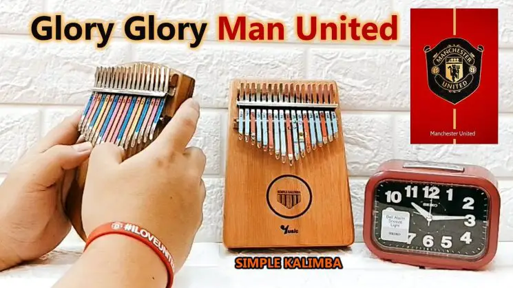 Glory Glory Man United By Manchester United Football Team Kalimba Tabs