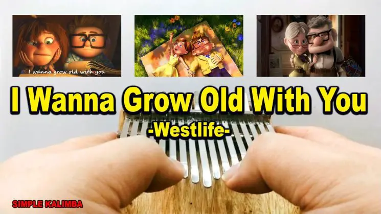 I Wanna Grow Old With You By Westlife Kalimba Tabs