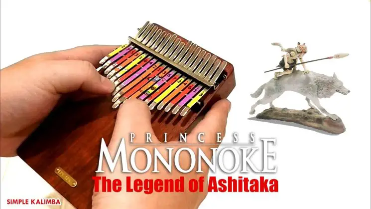 The Legend Of Ashitaka By Joe Hisaishi Kalimba Tabs