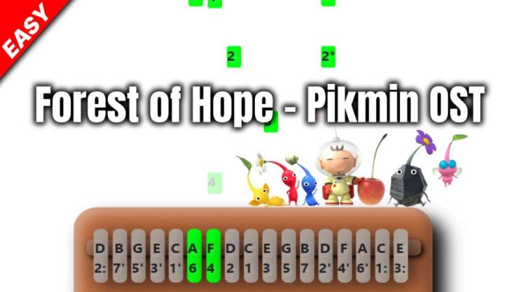 Forest Of Hope (Pikmin OST) Kalimba Tabs