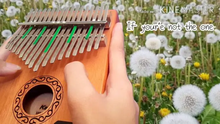 If You’re Not the One Song By Daniel Bedingfield Kalimba Tabs