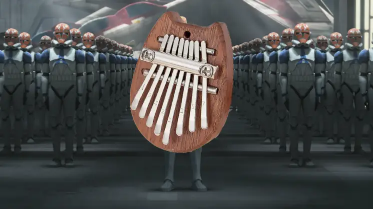 The Clones Theme By Kevin Kiner (8 Key) Kalimba Tabs