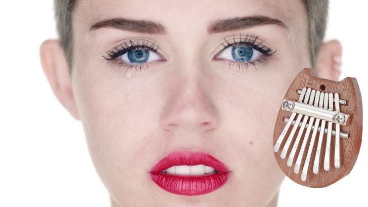Wrecking Ball By Miley Cyrus (8 Key) Kalimba Tabs