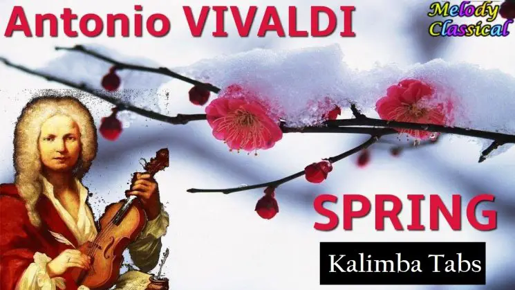 Spring By Antonio Vivaldi (8 Key) Kalimba Tabs
