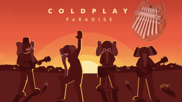 Paradise By Coldplay (8 Key) Kalimba Tabs