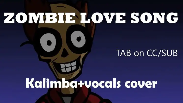 Your Favorite Martian – Zombie Love Song Kalimba Tabs