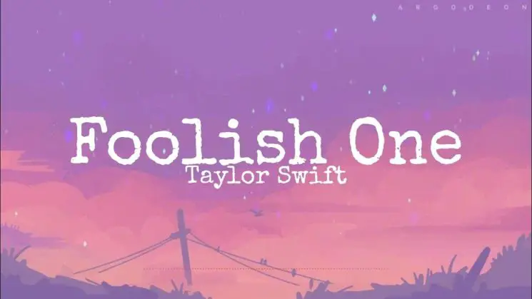 Foolish One By Taylor Swift Kalimba Tabs