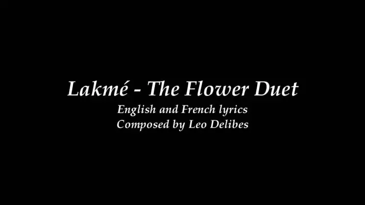 Lakmé – Duo des fleurs (Flower Duet) By Léo Delibes Kalimba Tabs